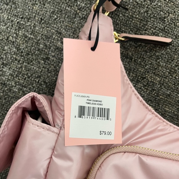 NEW Juicy Couture Pink Diamond Timeless Hobo and Heartless Flap Clutch Wallet - Picture 9 of 9